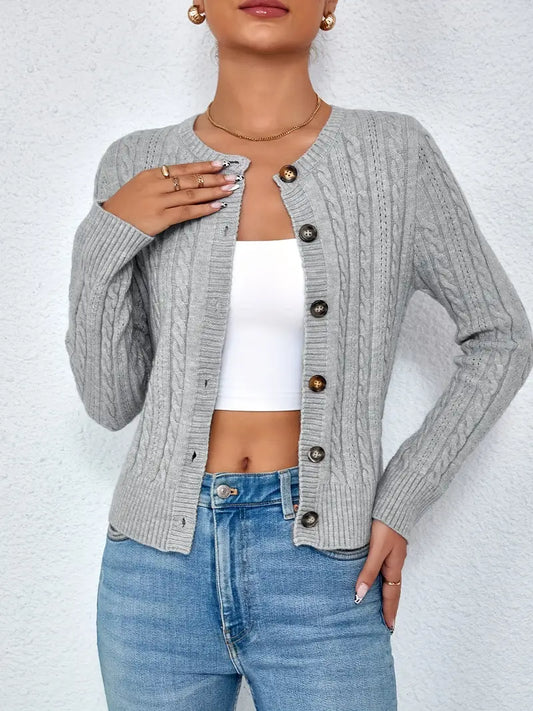 Chic Buttoned Sweater